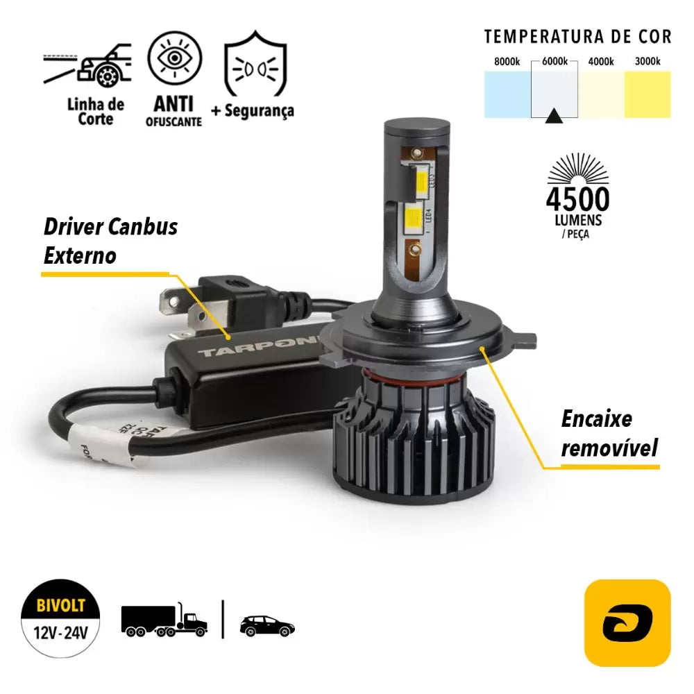 Led Force 6000 Tarponn 6000K