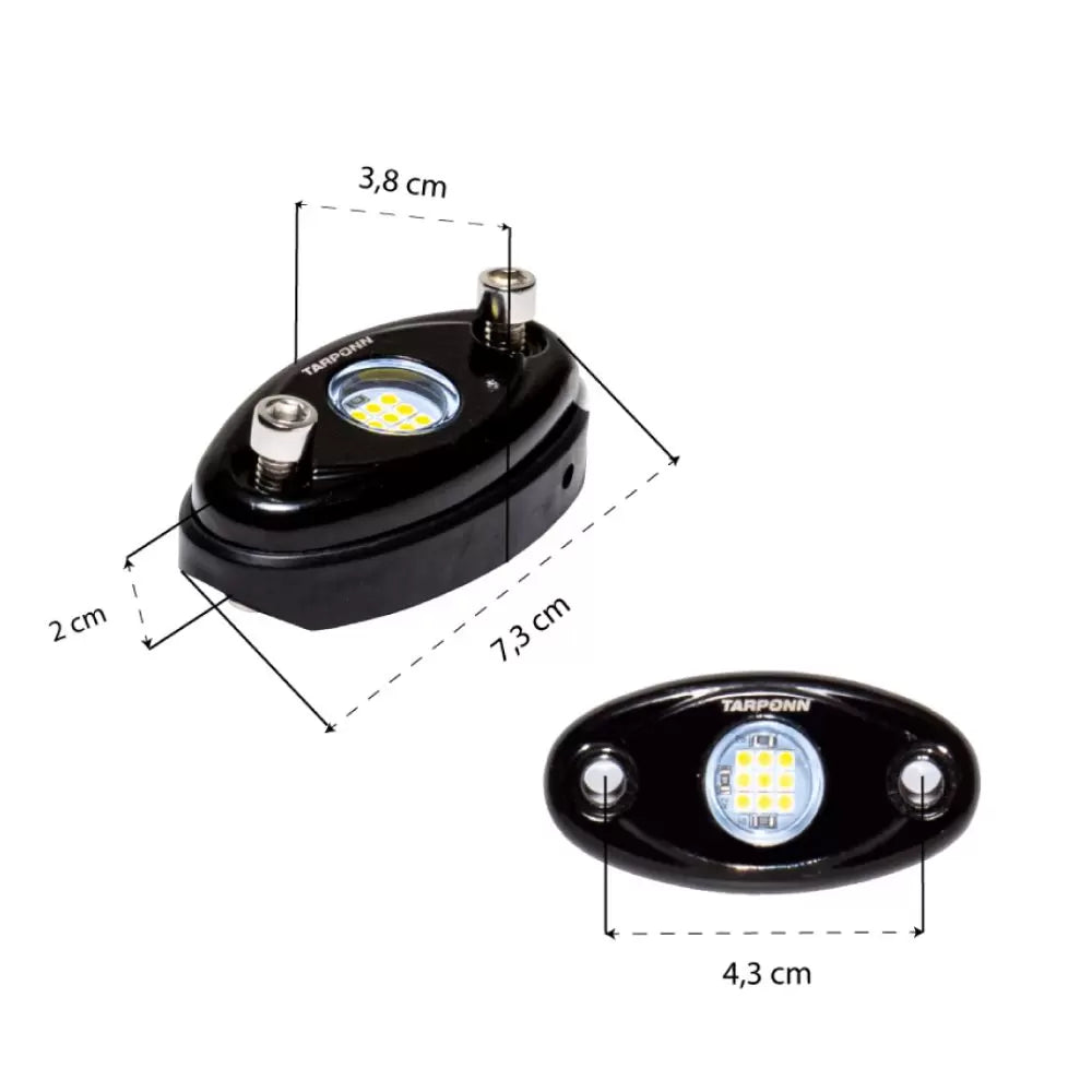 Rocklight Branco Tarponn 4 Unidades