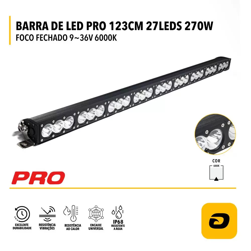 Barra de Led PRO Tarponn 123CM 270W