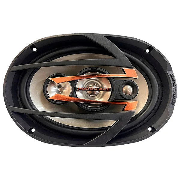 Alto Falante 6X9 Hurricane Platino Quadriaxial