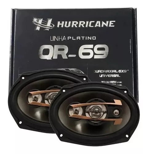 Alto Falante 6X9 Hurricane Platino Quadriaxial