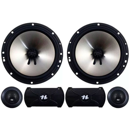 Alto Falante Kit 2 Vias Hurricane Platino