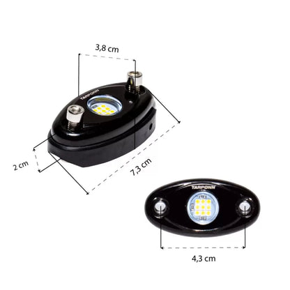 Rocklight Branco Tarponn 4 Unidades
