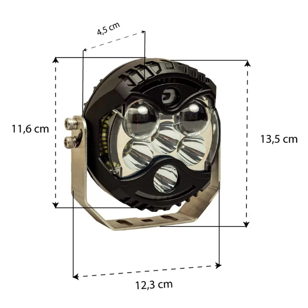 Farol de Led PRO Tarponn C/ DRL