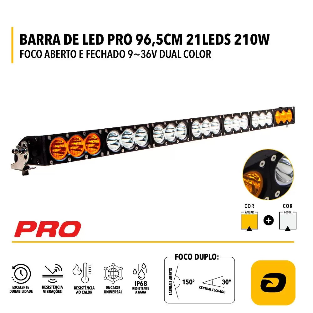 Barra de Led PRO Tarponn 97,8CM 210W