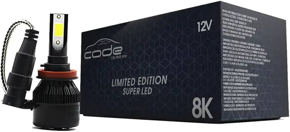 Lâmpada de LED Code 12V 8000K