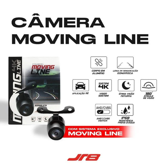 Câmera de Ré JR8 Moving Line 4K