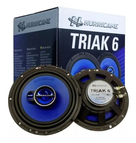 Alto Falante 6" Hurricane Triaxial