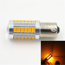 Par de Lâmpada de LED Âmbar 1 Polo